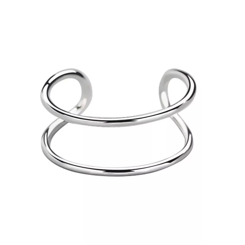 Bague original argent femme