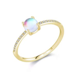 Bague fantaisie pierre de lune