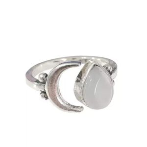 Bague pierre de lune vintage
