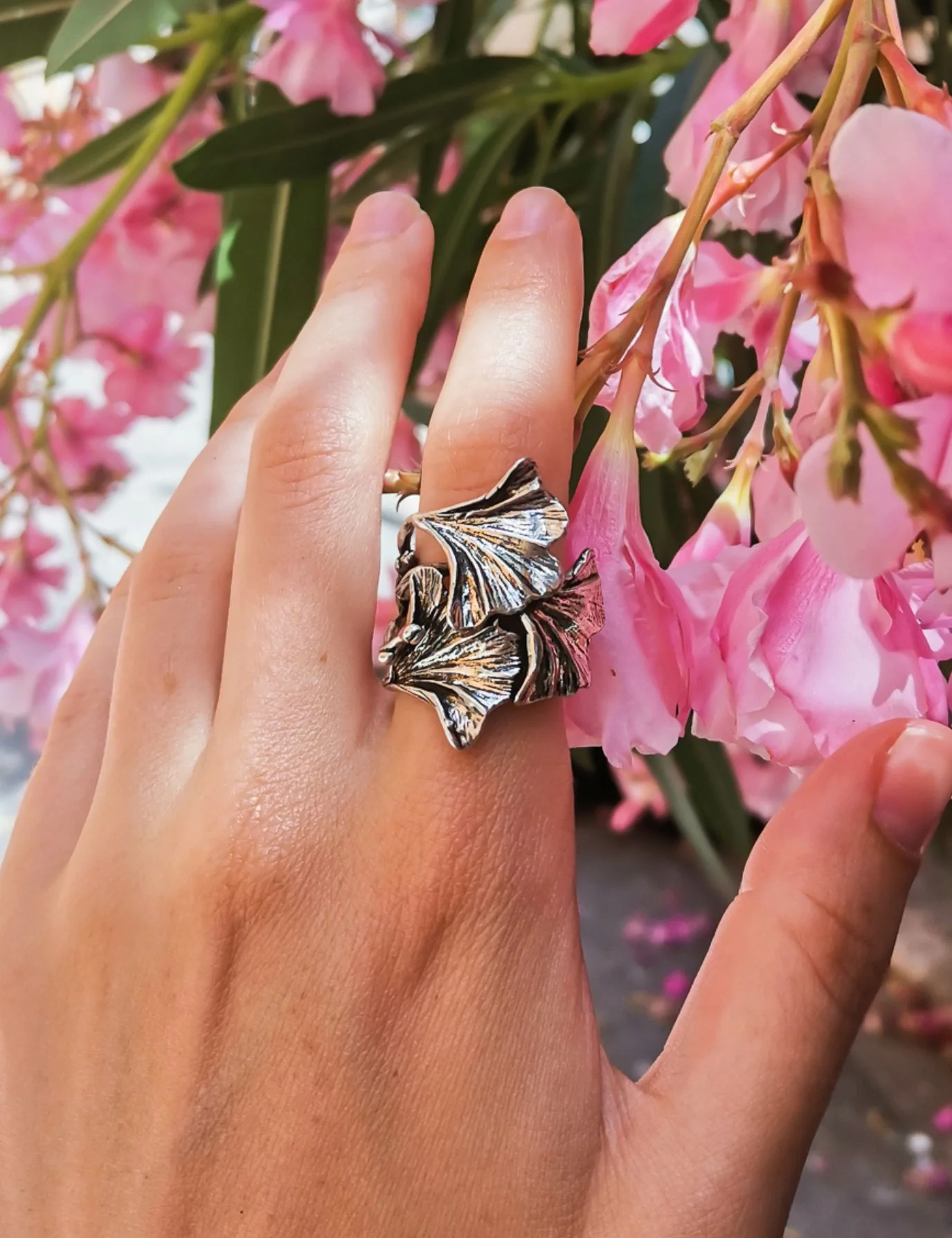 Bague Ginkgo Tao – Image 2