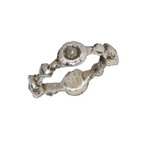 Anneau or et argent 4 diamants - Zangara Gioielli Milano