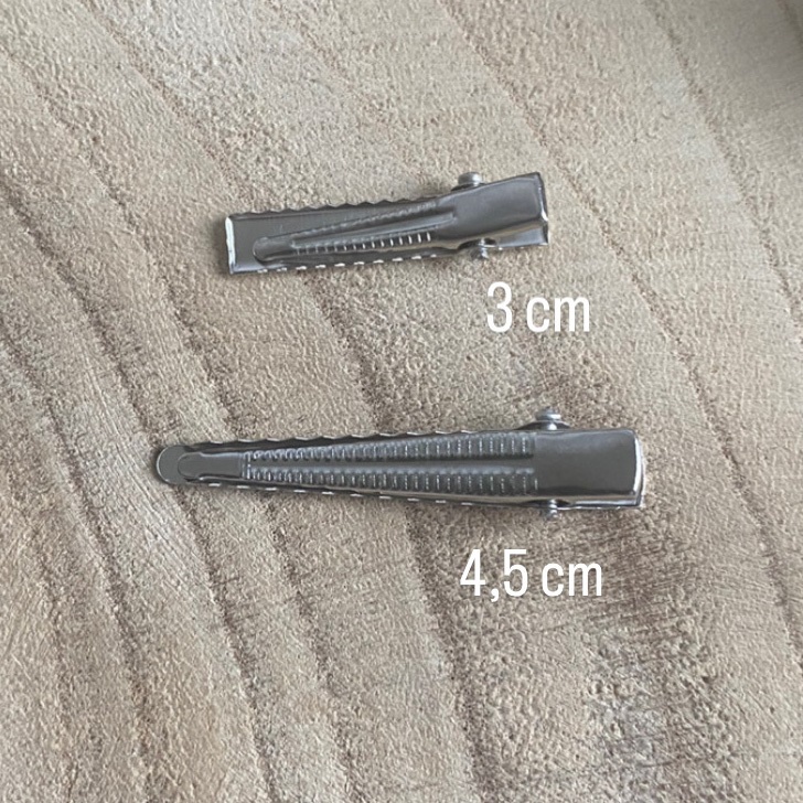 3 Barrettes finition argent – Image 3