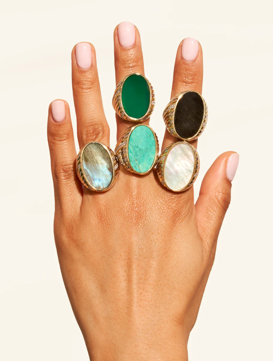 Bague Amara - Onyx Vert – Image 3