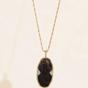 Sautoir Belize - Onyx texturé