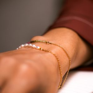 Bracelet chaine or jaune – Jasmin
