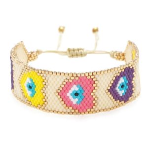 Bracelet porte-bonheur perles miyuki