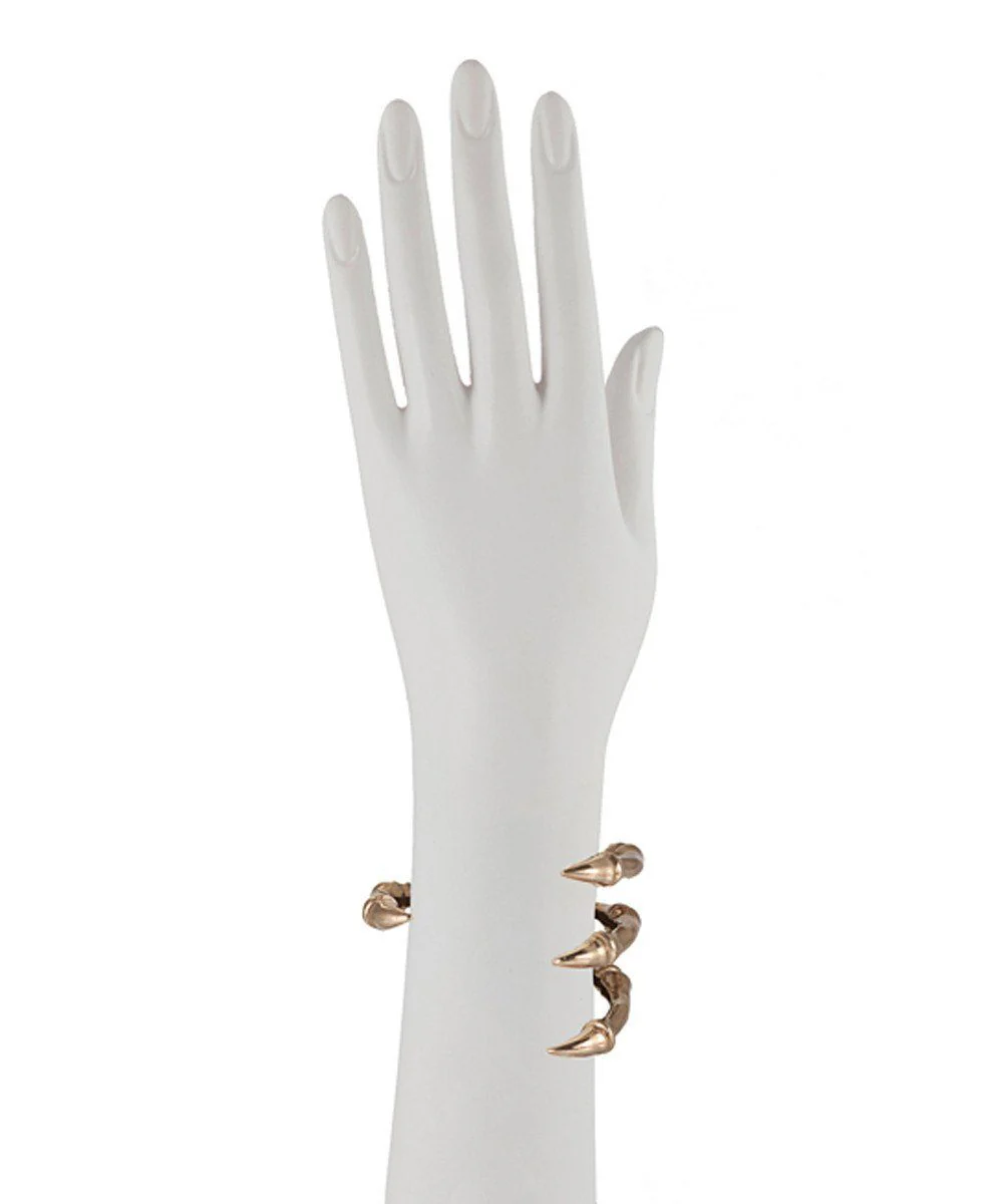 Manchette griffes d'oiseau en bronze - Bernard Delettrez – Image 3