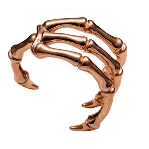 Manchette griffes d'oiseau en bronze - Bernard Delettrez