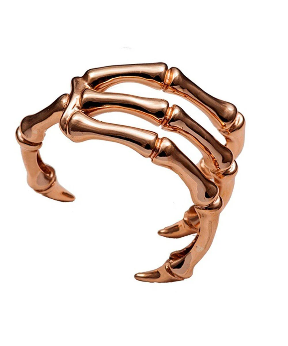 Manchette griffes d'oiseau en bronze - Bernard Delettrez