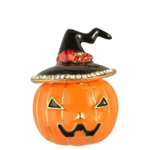 Broche Halloween Citrouille Mesquine