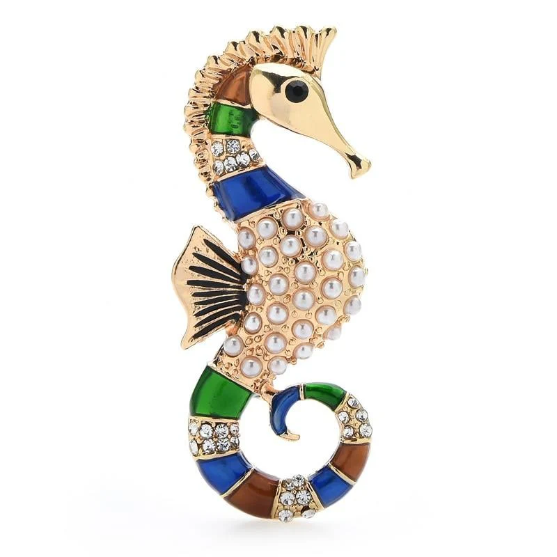 Broche Originale Hippocampe