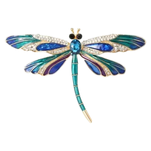 Broche Libellule Beauté Cristalline