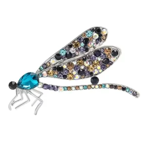 Broche Libellule Déesse Ailée