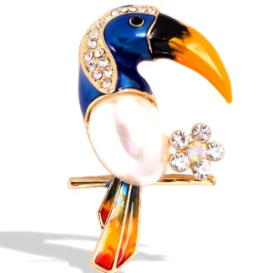 Broche Oiseaux Toucan