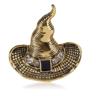 Broche Originale Chapeau de Sorcière