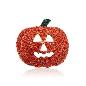 Broche Originale Happy Citrouille