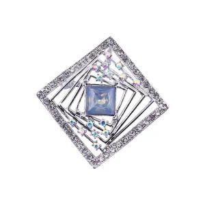 Broche Originale Tourbillon Argenté