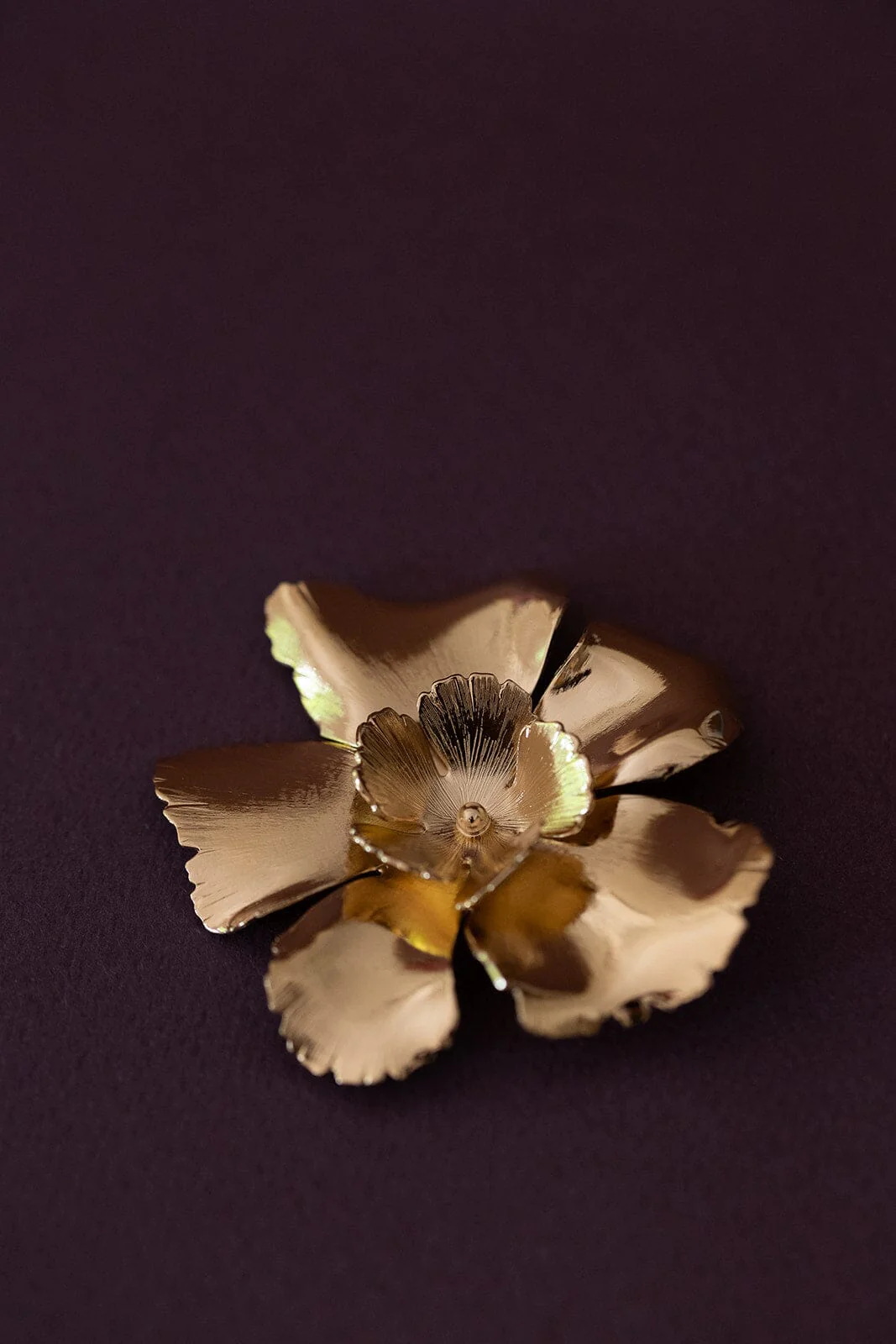 Broche Orphée Or Fleurs – Image 7