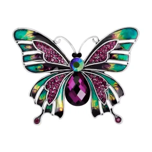 Broche Papillon Quantum Space