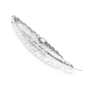 Broche Phébé Argent Plume