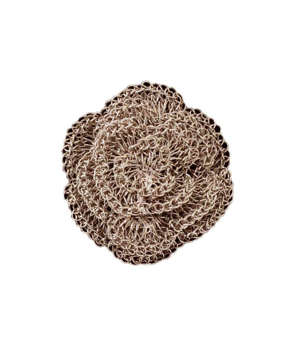 Broche Fleur crochetée - Rose - Betty Gabrielle