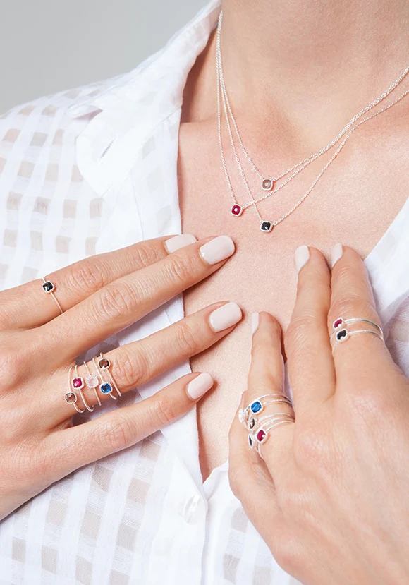 Collier Sissi Green Violet – Image 2