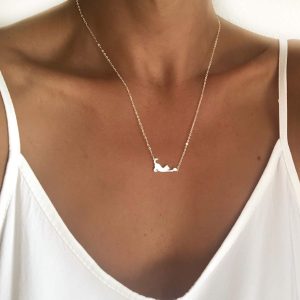 collier chaîne chat