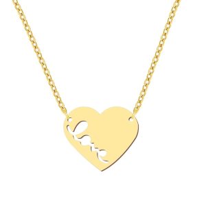 Collier coeur love