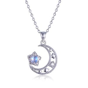Collier femme pierre de lune