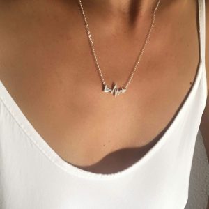 collier fin pendentif original