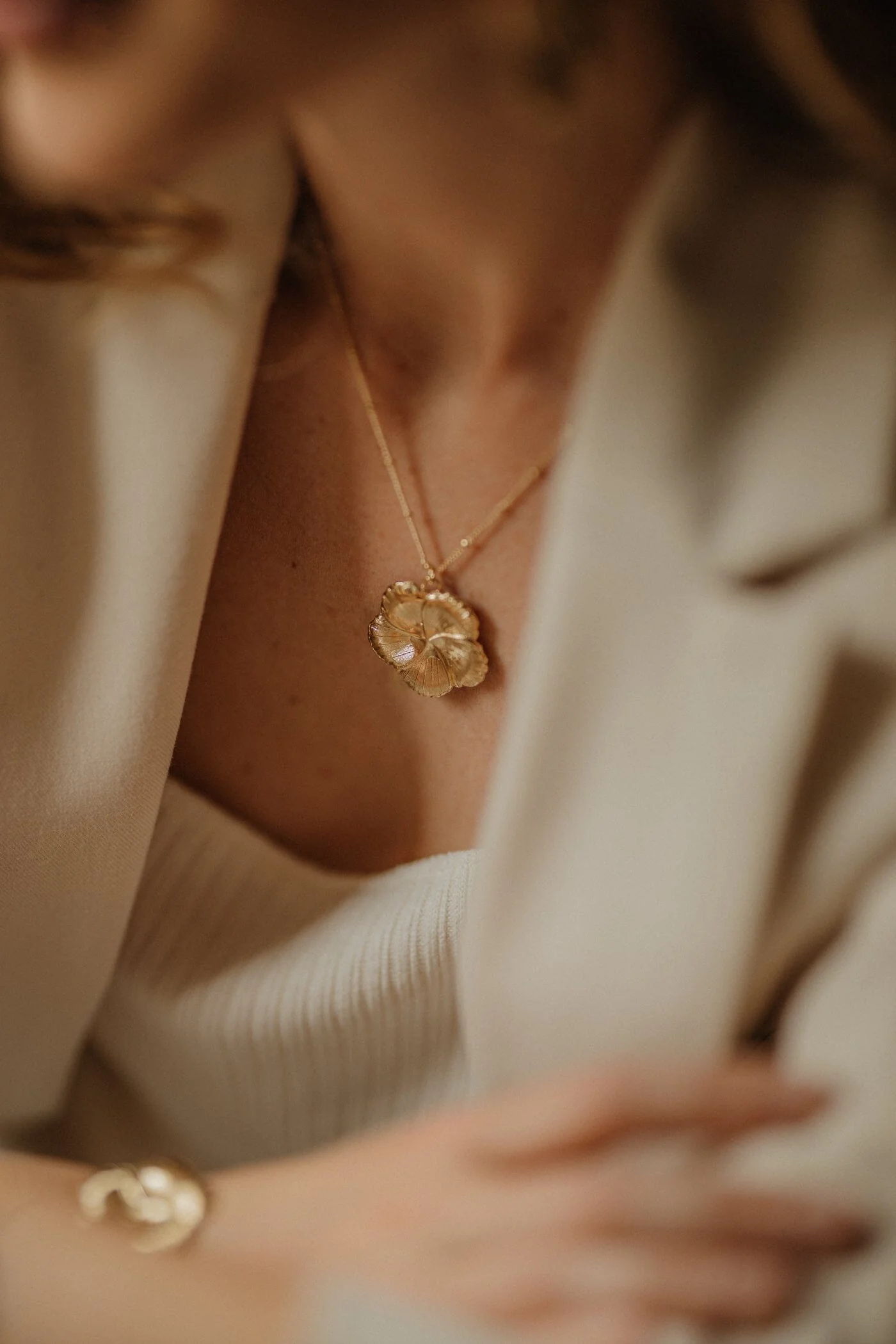 Collier Hélios Or Fleur – Image 2