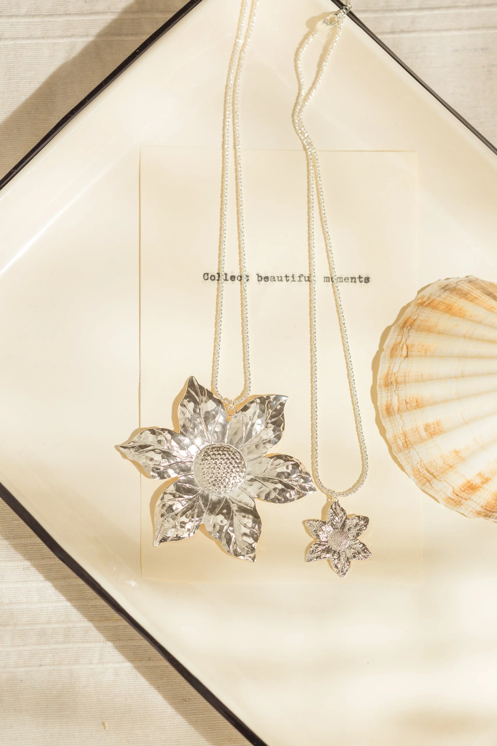 Collier Hespéris Argent Fleur – Image 4