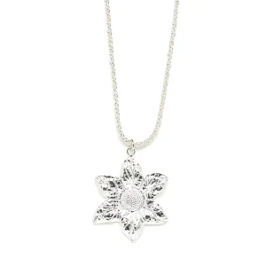 Collier Hespéris Argent Fleur