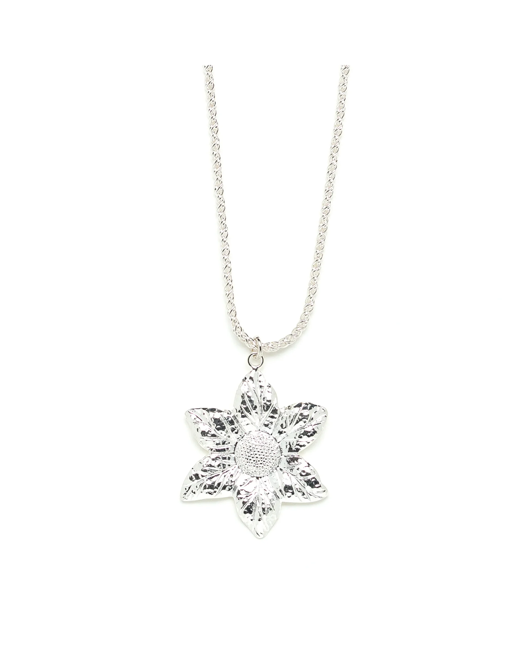 Collier Hespéris Argent Fleur