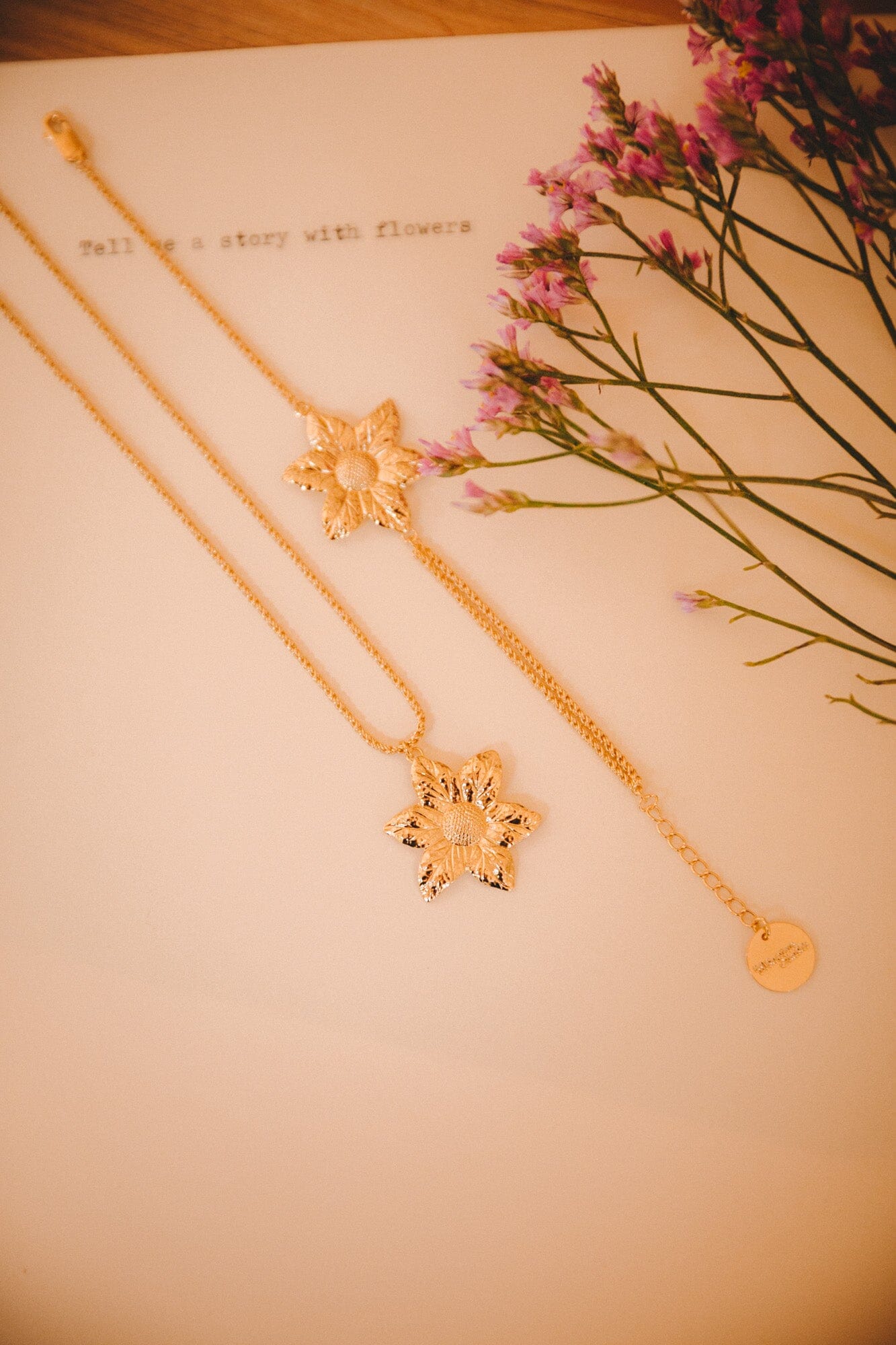 Collier Hespéris Or Fleur – Image 7