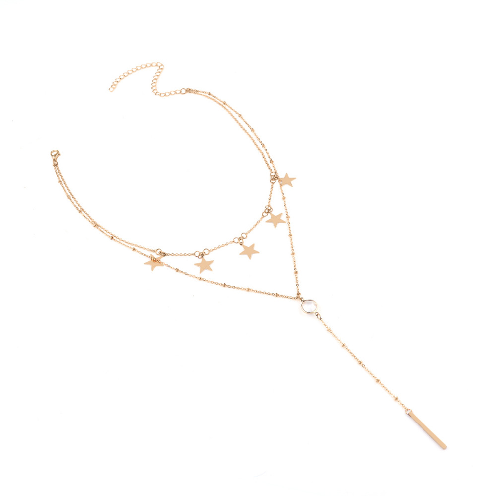 collier fantaisie sautoir femme