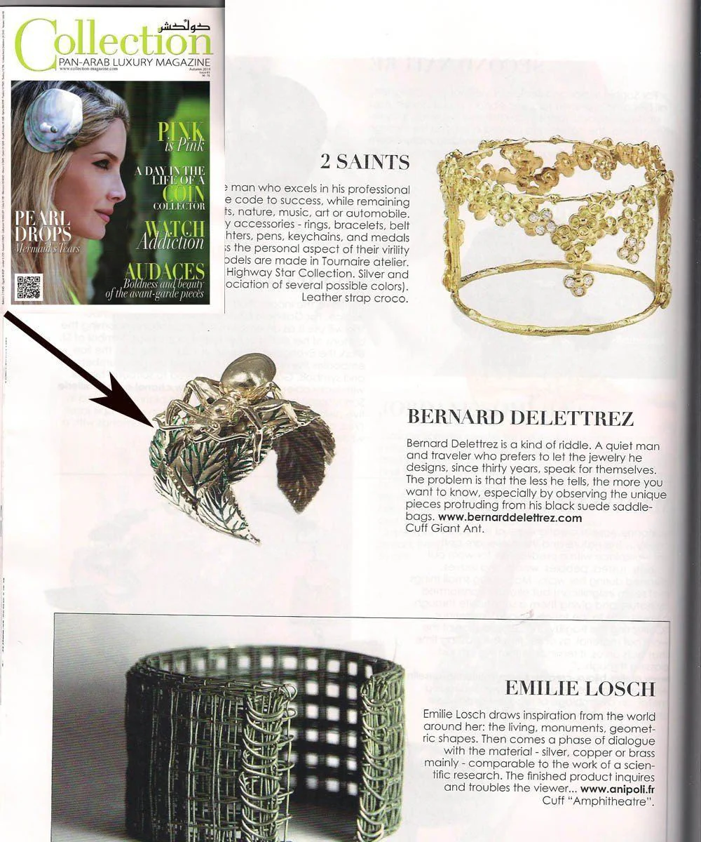 Manchette fourmi géante - Bronze - Bernard Delettrez – Image 4