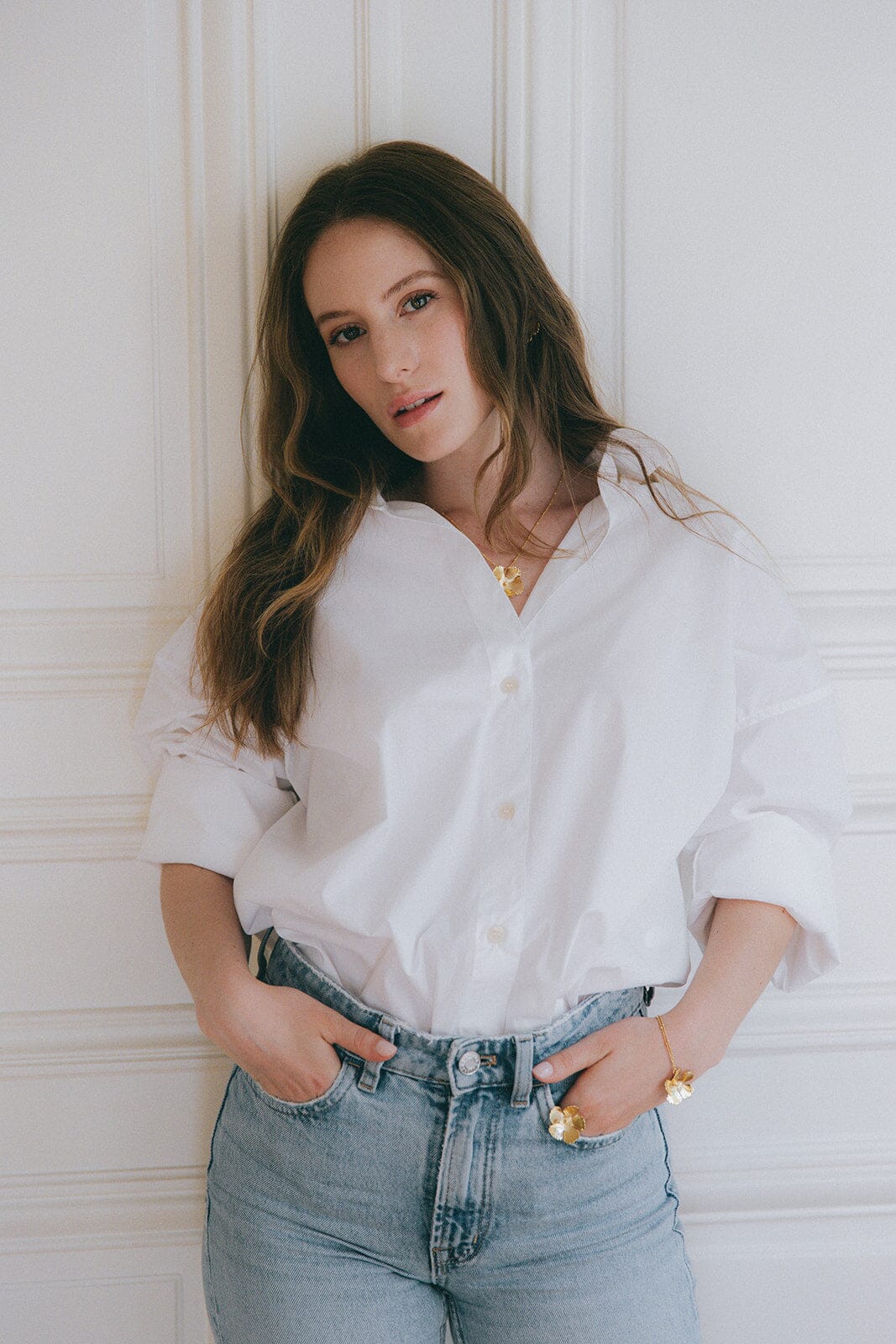 Maxi Bague Orphée Argent Fleur Ajustable – Image 5