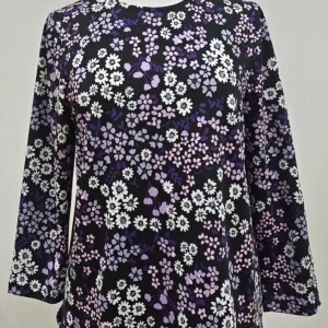 Chandail adapté style 2-3154 – Fleuri Mauve