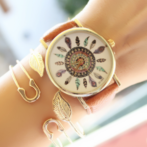 montre plume tendance