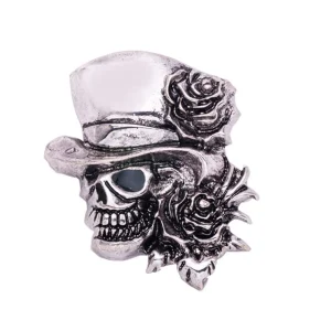 Broche Halloween Classy Skull