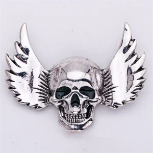 Broche Halloween Ange Squelette