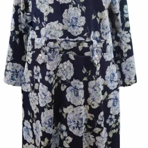 Robe Adaptée à Collet Style 2-4262 Bleu
