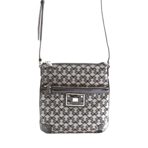 Sac Pochette Hands free en toile logo bleu - Anya Hindmarch