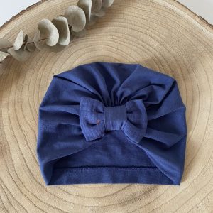 Turban bleu nuit