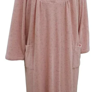 Robe de Nuit Adaptée Flanelle Style 2-2298 Rose